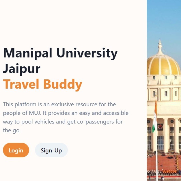 MUJ Travel Buddy